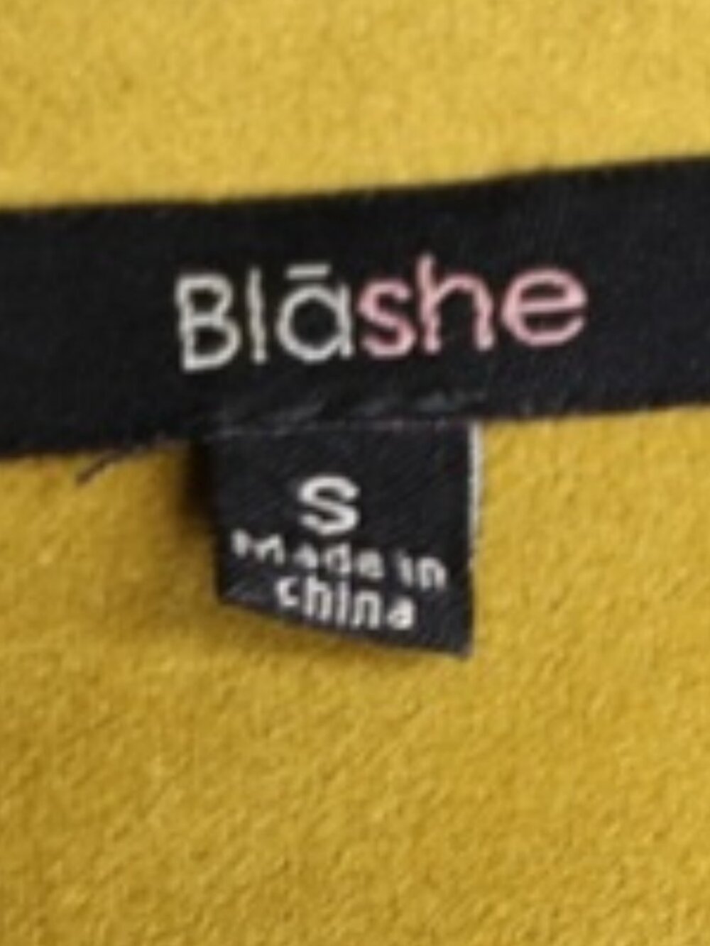 Blashe Mustard Yellow Faux Suede Moto Biker Jacket Size S Belted Zip Y2K - Picture 9 of 10